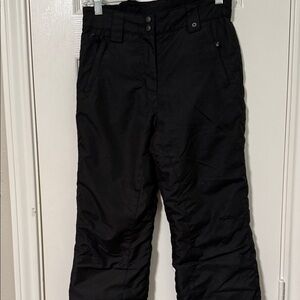Polar Edge Black Kids Snow Pants